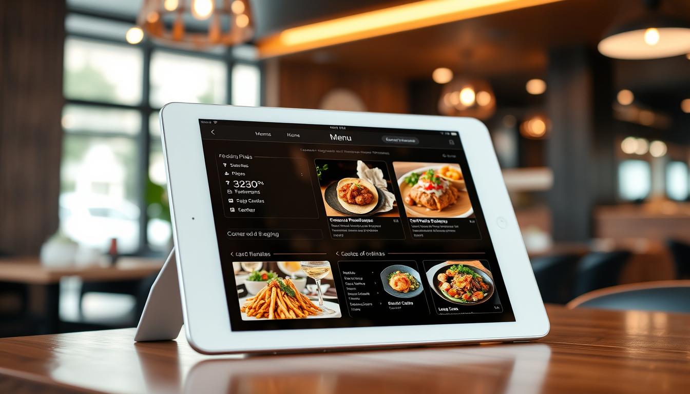 online menu design