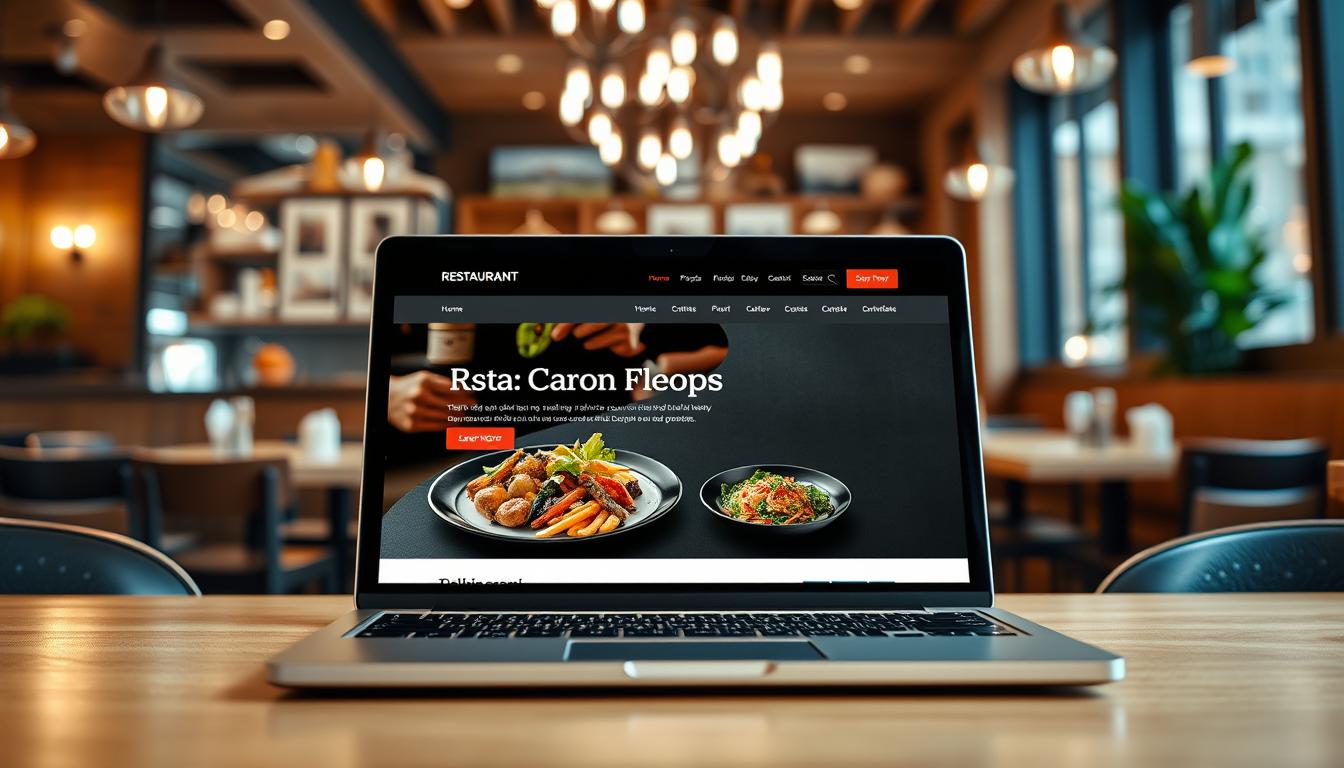 website for restaurant branding